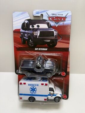 Disney Pixar Cars Ray Reverham Die-Cast Rescue Truck - Blue